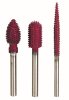Rasp cutter with metal needles, cylinder with round head, 7.5 x 12 mm