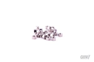 GHW 2000 Model hex nut flat bare stainless steel A2 M2...