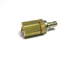 Hose connection for hydraulic quick coupling for 3mm hose