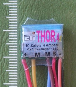 CTI THOR 4s micro speed controller forward-reverse 4 amp self-learning