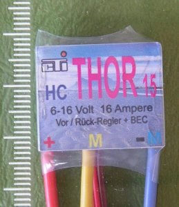 CTI THOR 15 HC Fahrregler vor- r&uuml;ckw&auml;rts 16 Ampere