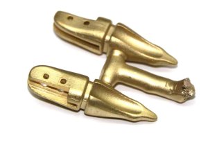 HD tooth outside left and right made of brass