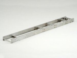 Rahmenbausatz 481mm 3-Achs-Kipper, aus Aluminium