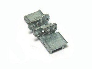 2-bar metal chain link incl. pin