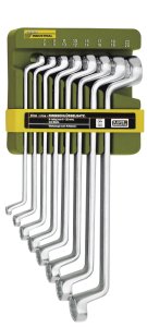 SlimLine double box wrench set from 6 x 7 to 20 x 22 mm...