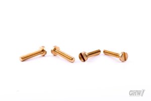 DIN 84 cylinder head screw screw bare brass