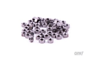 GHW 6000 Model hex nut flat bare stainless steel A2