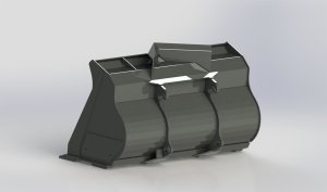 Standard bucket with cutting edge for L576