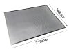 Etched grille Hex / Hexagon A5 210x148mm stainless steel 0.2mm