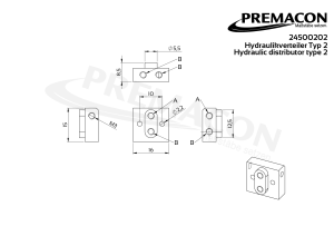 Hydraulic distributor type 1