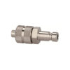 Nipple for couplings NW 2.7, nickel-plated brass, for hose 4x3