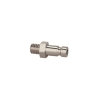 Nipple for couplings NW 2.7, nickel-plated brass, M5 ET, SW 7