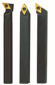 Stahlhalter-Satz 10 x10 x 90 mm mit HM-Wendeplatten